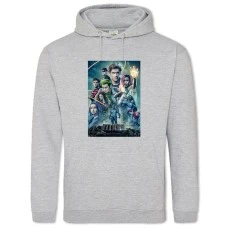 Hoodie with Print Titans Theme - 2XL grey