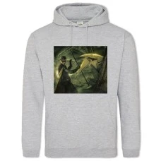 Hoodie with Print Titans Cute Hero - 2XL grey