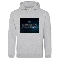 Hoodie with Print Titans Logo - 2XL grey