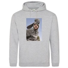 Hoodie with Print Wilfred Print Hero - 2XL grey
