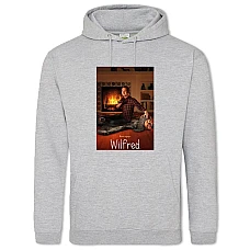 Hoodie with Print Wilfred Main Theme - 2XL grey