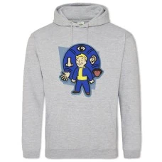 Худи с принтом Фоллаут Создания - 2XL серый