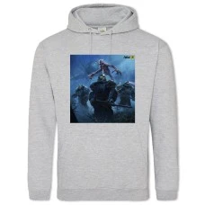 Худи с принтом Фоллаут Монстр Принт - 2XL серый