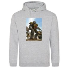 Худи с принтом Фоллаут Большое Создание - 2XL серый
