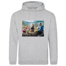 Худи с принтом Фар Край Девушки - 2XL серый