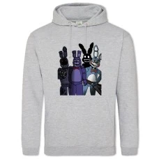 Hoodie with Print Five Nights At Freddy's Toys - 2XL grey