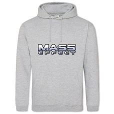 Худі з принтом Мас Ефект Головний Логотип - 2XL сірий