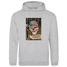 Худі з принтом Пейд Маска Принт - 2XL сірий