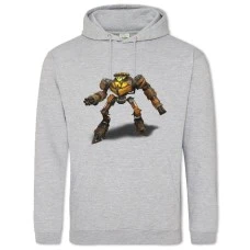 Худі з принтом Паладин Рукус - 2XL сірий