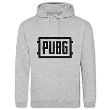 Hoodie with Print PUBG Logo - 2XL grey