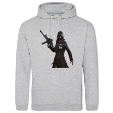 Hoodie with Print PUBG Strong Hero - 2XL grey