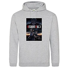 Hoodie with Print Resident Evil 3 Print - 2XL grey
