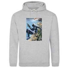Hoodie with Print Ring Of Elysium Hero - 2XL grey
