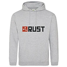 Худі з принтом Раст Логотип - 2XL сірий