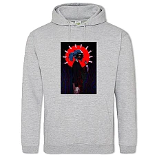 Худи с принтом Салли Фейс Принт - 2XL серый