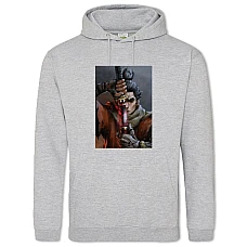 Hoodie with Print Sekiro Shadow Die Twice Hero - 2XL grey