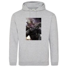 Худи с принтом Стендофф 2 Принт - 2XL серый