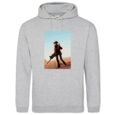 Hoodie with Print Team Fortress Theme - 2XL grey