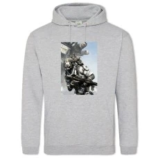 Hoodie with Print Titanfall Hero Battle - 2XL grey