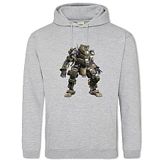 Hoodie with Print Titanfall Creature - 2XL grey