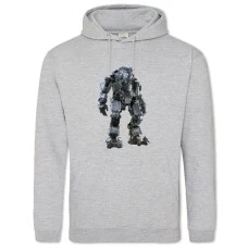 Hoodie with Print Titanfall Creature Print - 2XL grey