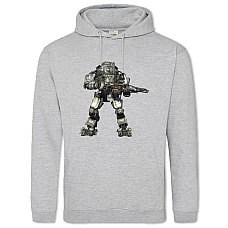 Hoodie with Print Titanfall Game Creature - 2XL grey