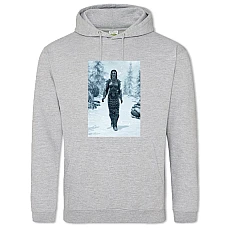 Hoodie with Print The Elder Scrolls Powerful Woman Hero - 2XL grey