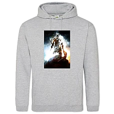 Hoodie with Print The Elder Scrolls Hero Print - 2XL grey