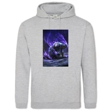 Hoodie with Print The Elder Scrolls Magic Hero - 2XL grey