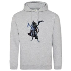 Hoodie with Print The Elder Scrolls Vampire Lord Hero - 2XL grey