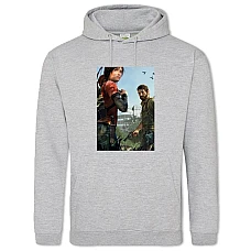 Hoodie with Print The Last Of Us Main Heroes Print - 2XL grey