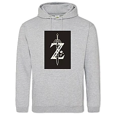Hoodie with Print The Legend Of Zelda Logo 2 - 2XL grey