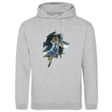 Hoodie with Print The Legend Of Zelda Hero Archer - 2XL grey