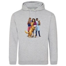 Hoodie with Print The Sims Heroes With Dog - 2XL grey