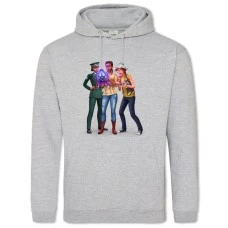 Hoodie with Print The Sims Heroes Print - 2XL grey