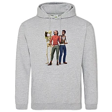 Hoodie with Print The Sims Theme Heroes - 2XL grey