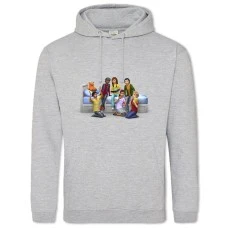 Hoodie with Print The Sims Cute Heroes - 2XL grey