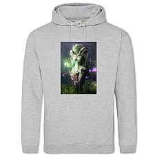 Hoodie with Print Warframe Creature - 2XL grey