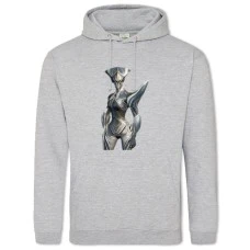 Hoodie with Print Warframe Hero Print Theme - 2XL grey