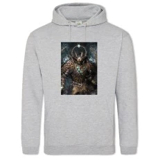 Hoodie with Print Warhammer Theme Hero Print - 2XL grey