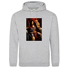 Hoodie with Print Warhammer Strong Hero - 2XL grey