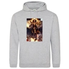 Hoodie with Print Warhammer Angel - 2XL grey