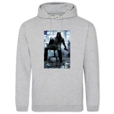 Hoodie with Print Watch Dogs Print - 2XL grey