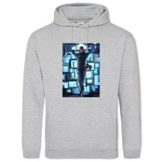 Hoodie with Print Watch Dogs Theme Print Hero - 2XL grey
