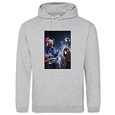 Hoodie with Print Watch Dogs Heroes - 2XL grey