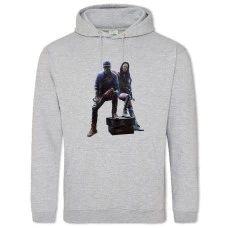 Hoodie with Print Watch Dogs Heroes Print - 2XL grey