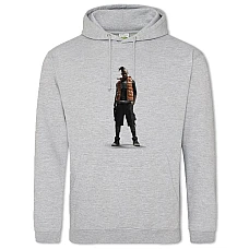 Hoodie with Print Watch Dogs Man Hero Print - 2XL grey