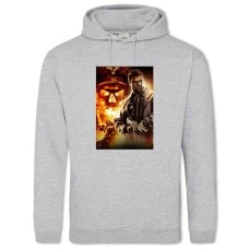 Hoodie with Print Wolfenstein Heroes - 2XL grey