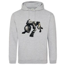 Hoodie with Print Wolfenstein Creature - 2XL grey