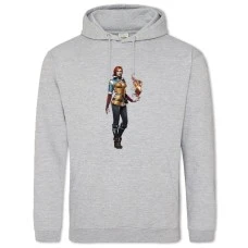 Hoodie with Print The Witcher Triss Merigold - 2XL grey